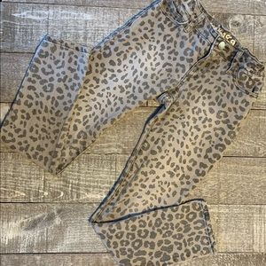 Gap Kids 1969 Super Skinny Leopard Print Jeans